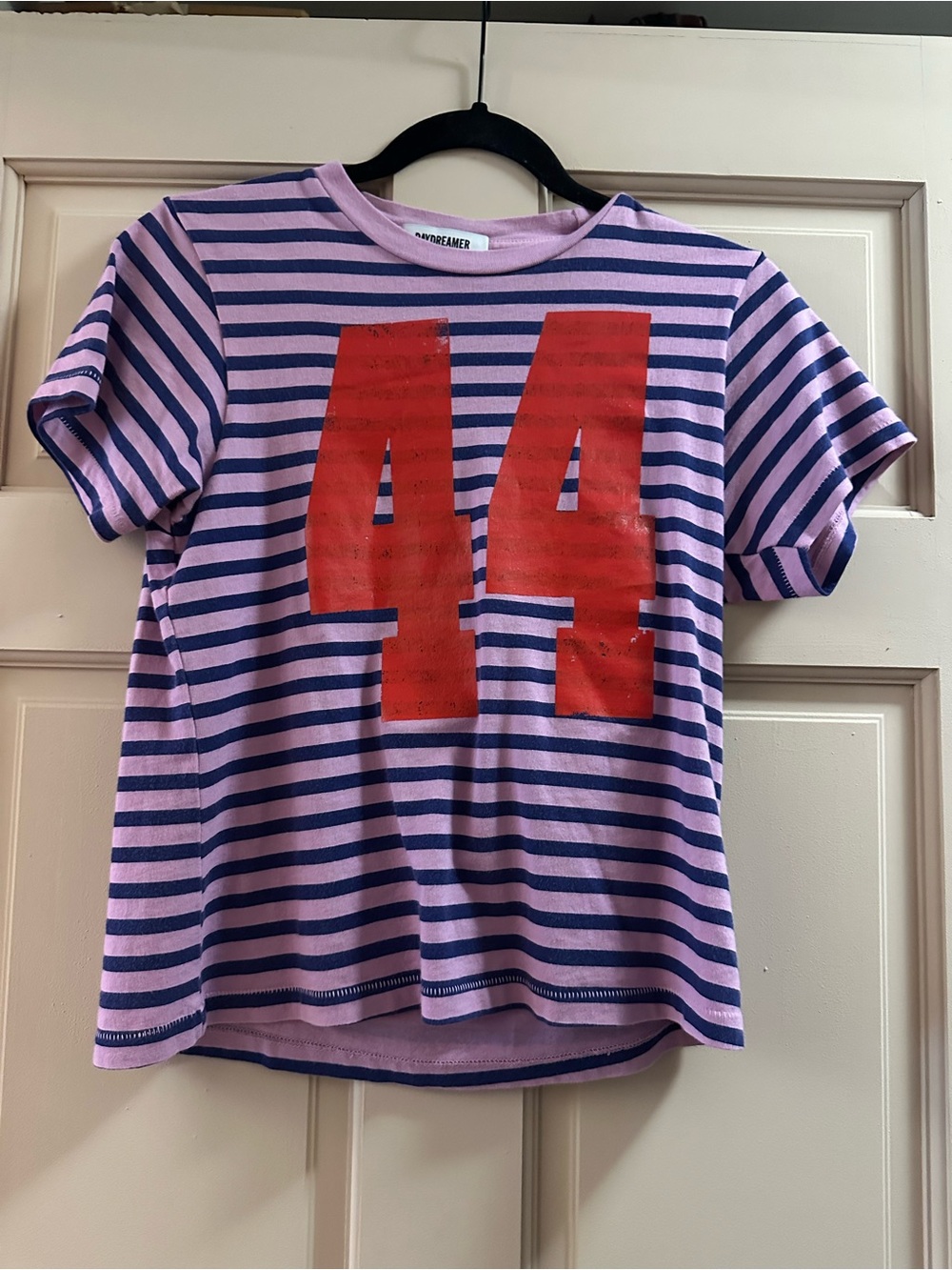 Daydreamer 44 Striped Vintage Tee Hazy Orchid